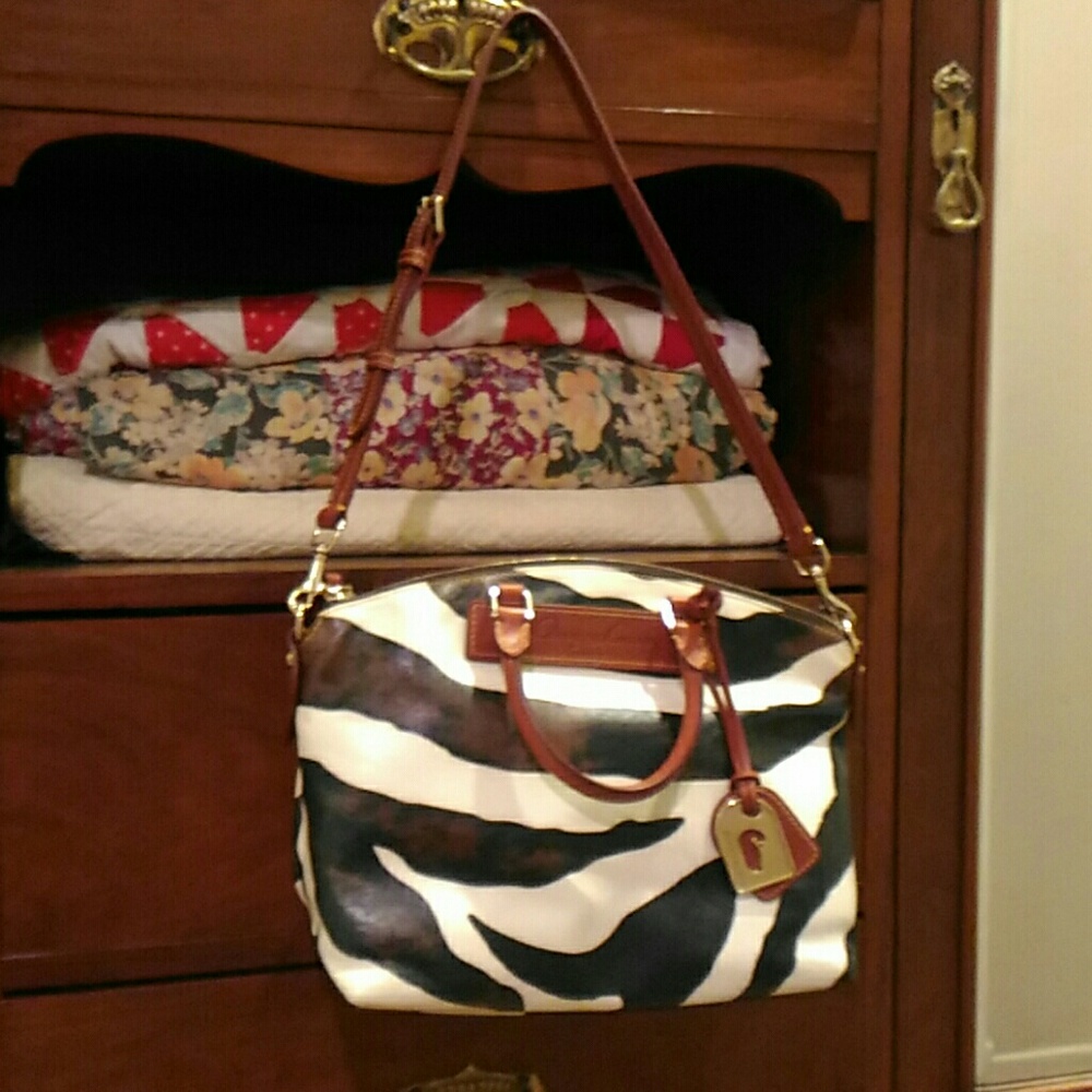Dooney & Bourke Juliette Zebra Satchel